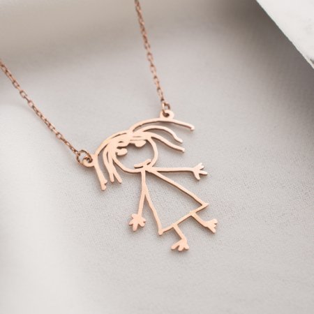 925 Ayar Gümüş Child Kolye