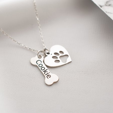 925 Ayar Kemik Pati Kolye