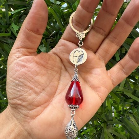 Atatürk Silüet Gümüş Anahtarlık