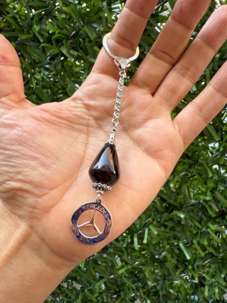 Gümüş Mercedes Anahtarlık