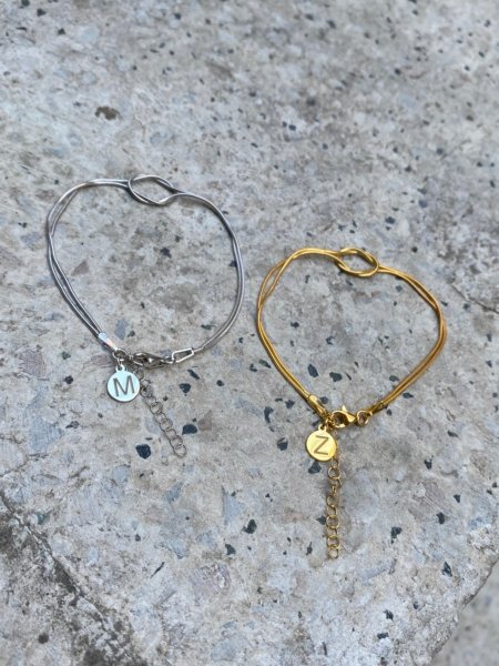 925 ayar gümüş çift aşk düğümü bileklik